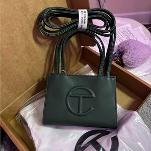 Telfar bag dark green